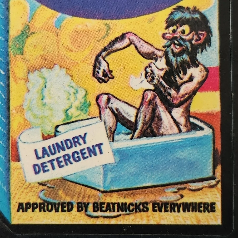 ✨Vtg 1973 Topps Wacky Packages #1 Duzn't Do Nuthin' Laundry Detergent Sticker